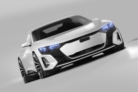 Audi e-tron GT sketch design