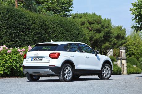 vue arrière du audi Q2