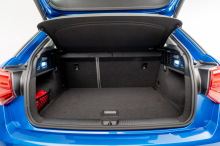 Audi Q2 vue du coffre ouvert