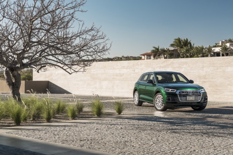 Audi Q5 2017 vert S line avant droit