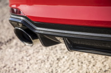 Audi RS4 Avant rouge echappement sport