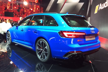 audi rs4 avant au salon de francfort 2017