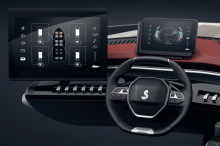 démonstrateur Peugeot Bénéteau Sea Drive Concept poste de pilotage salon nautique paris 2017