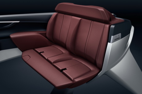 démonstrateur Peugeot Bénéteau Sea Drive Concept vue des sièges salon nautique paris 2017