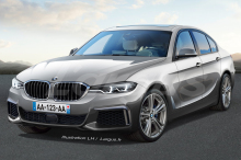 illustration future BMW SÃ?Ã?Ã?ââ¬?Ã?ââ¬Å¡Ã?érie 3 2019 grise vue avant