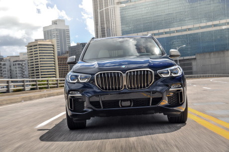 essai nouveau BMW X5 M50d avant