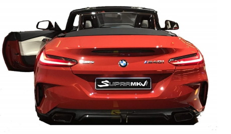 BMW Z4 rouge 2018 vue arriÃÆÃ
¡re m40i