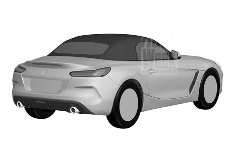 BMW Z4 G29 vue 3d brevets vue de arriÃÆÃ
¡re