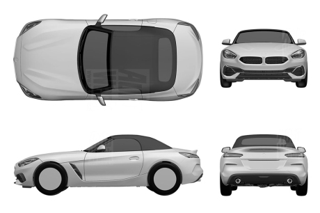 BMW Z4 G29 vue 3d brevets vues