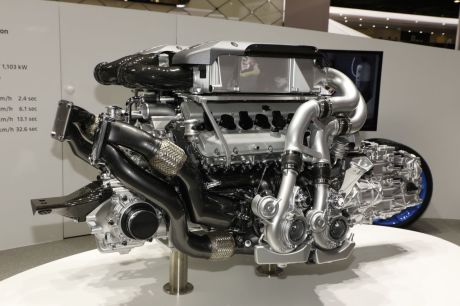 Bugatti Chiron moteur