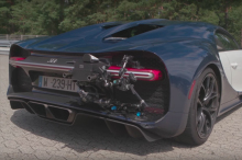 bugatti chiron camera record