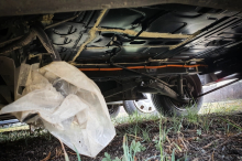 bolloré bluecar wreck without battery