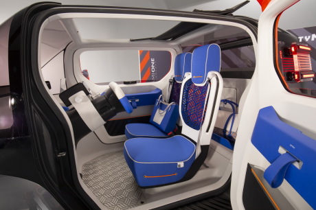 concept-car CitroÃÆÃ«n Ami One vue habitacle en studio