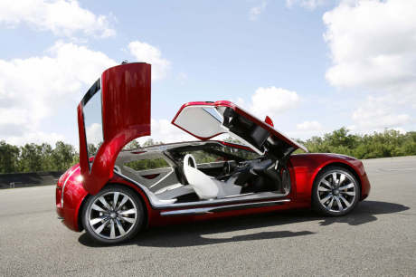 Citroën C-Métisse concept-car vue portes ouvertes