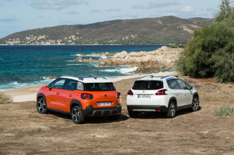 citroen c3 aircross PureTech shine vs peugeot 2008 allure