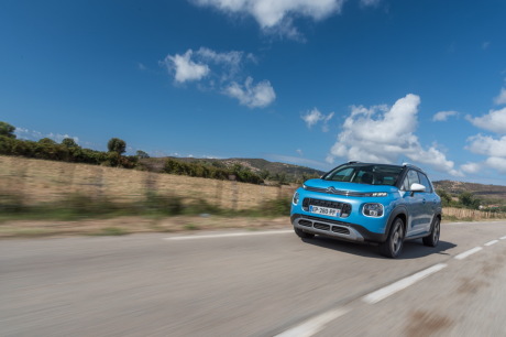 Citroen C3 Aicross 2017 bleu avant droit
