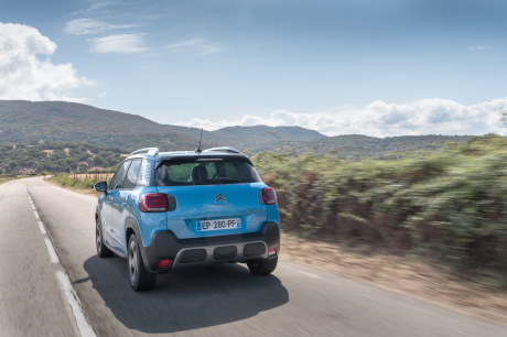 Citroen C3 Aicross 2017 bleu arrière
