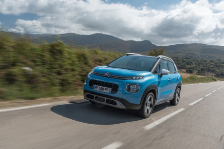 Citroen C3 Aicross 2017 bleu avant gauche