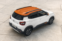 Citroën C3 inde blanc toit orange