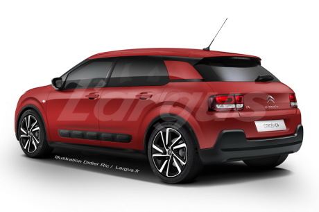 Citroën C4 Cactus restylé 2017 arrière