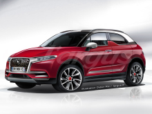 photomontage illustration DS 3X DS SUV compact 2018