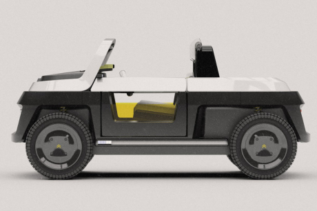 Prototype Citroën ME concept 2020 Méhari électrique et symétrique