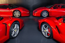ferrari four front red models