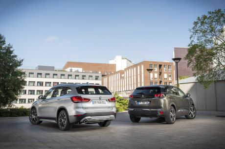 Match Peugeot 3008 et BMW X1 rechargeables