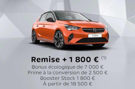 opel corsa electrique promo