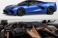 Chevrolet Corvette Launch bleu