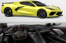 Chevrolet Corvette Launch jaune