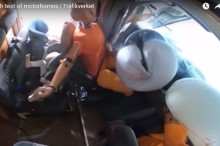 intérieur crash test camping car