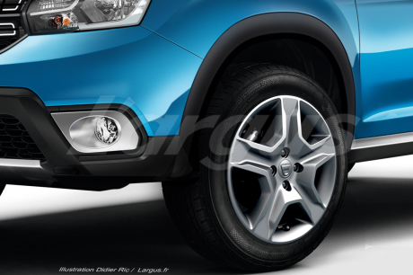 Dacia Duster 20181 vue avant bouclier bleu
