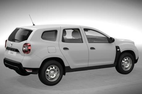 Dacia Duster à 11 990 euros vue arrière blanc