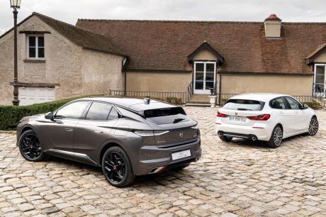 nouvelle DS4 vs BMW Série 1 2019 match statique