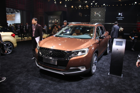 vue avant DS 6 au salon de Shanghai 2015