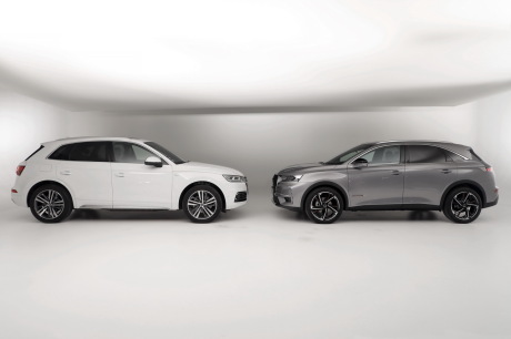 audi q5 vs ds 7 crossback profil