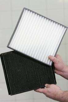 filtre d'habitacle neuf et sal