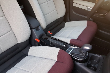 Citroen C4 Cactus blanc console centrale