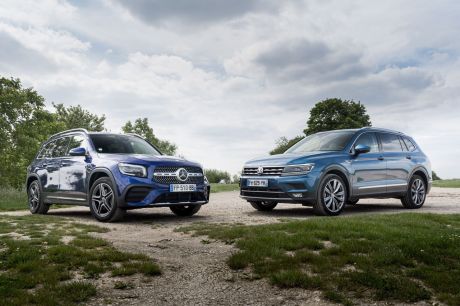 Mercedes GLB vs Tiguan Alspace