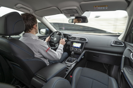 Renault Kadjar bleu 2019 Wave vue embarqu̮̩e