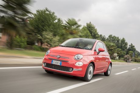 Fiat 500 TwinAir roulant route