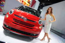 vue avant Fiat 500L version US