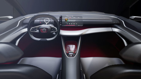 Fiat Fastback concept planche de bord