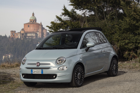 Fiat 500 Hybrid 2020 : statiques extérieurs 3/4 AV gauche