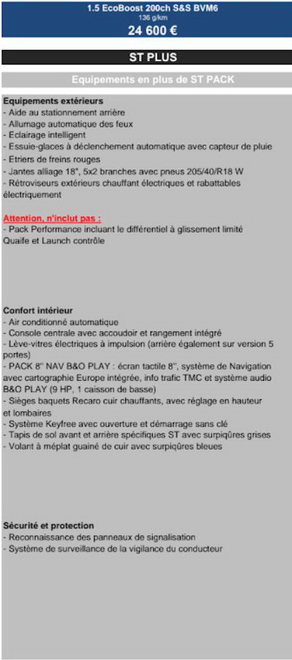ford fiesta st plus