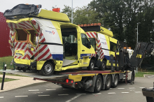 camion plateau accident autoroute