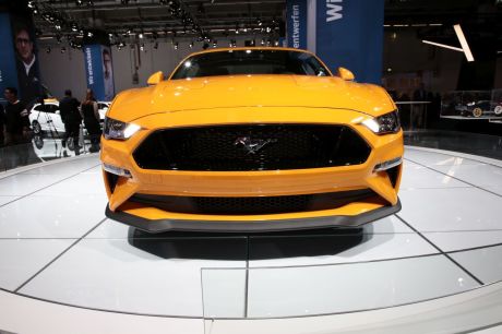 Face avant nouvelle ford mustang au salon de francfort 2017
