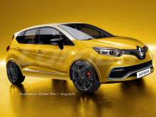 illustration photomontage future Renault Captur RS