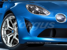 illustration photmontage projecteur future Alpine 2016